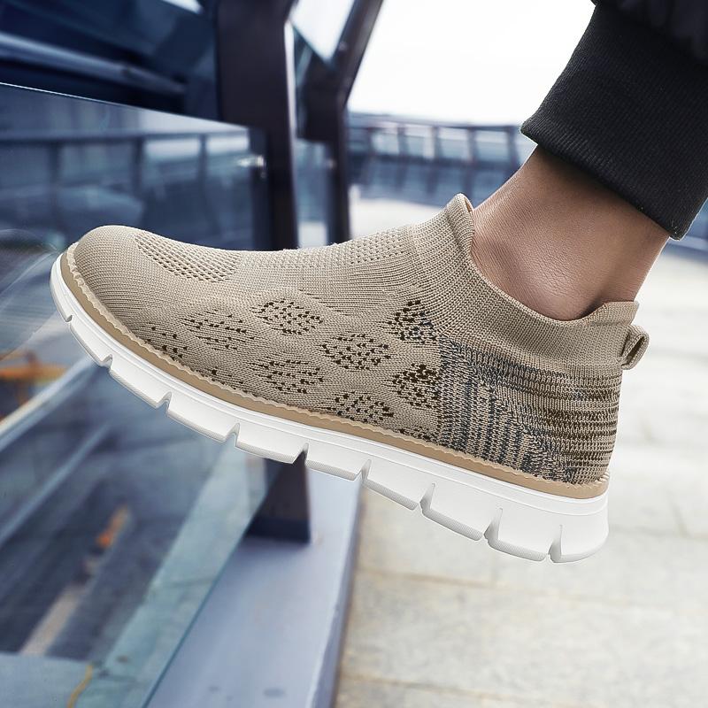 Модные новые мужские повседневные спортивные туфли большого размера — фото 4