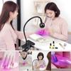 Lampa LED UV do paznokci do suszenia żelowego lakieru do paznokci, klipsowa, elastyczna, biurkowa, mini, przenośna, USB, lampa do paznokci, suszarka UV do manicure salonowego