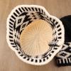 Vintage Karierter Damen Bucket Hat Winter Gestrickter Fischerhut Warmer Damen Glockenhut Hut mit Ohrenschutz Herbst und Winter Outdoor-Sport