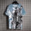 Hell Style Fugees Demon 3D Print T-Shirts Streetwear Men Fashion Oversized O-Neck Short Sleeved T Shirt Tees Tops Clothing