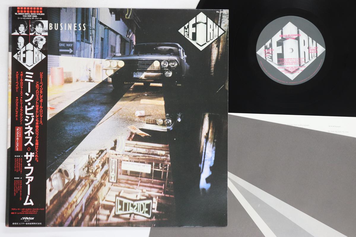 

LP Record FIRM - Mean Business VIL28022 VICTOR 1986 Japan Obi Rock Used