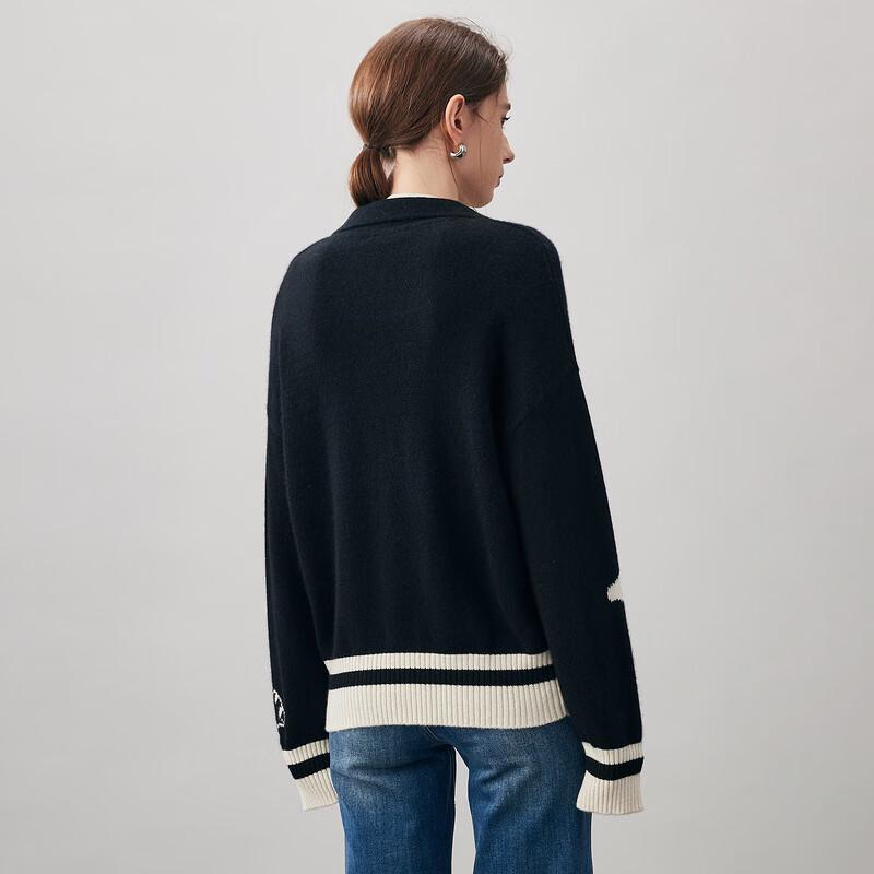 Commong Boca Women's Panda Pattern Cashmere Sweater