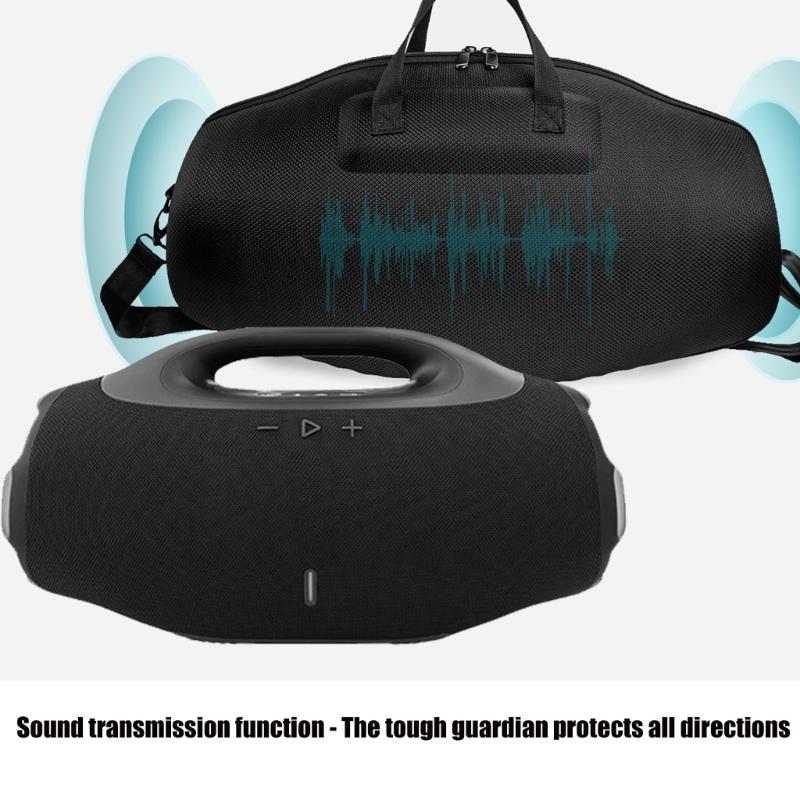 Úložné pouzdro na reproduktor Protiskluzový vnitřek Vodotěsný vnějšek Ergonomické řešení pro přenášení pro Boombox 4
