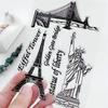 Car Travel Transparent Silicone Clear Stamps for Seal DIY Scrapbooking Album Paper Card Mountain Animal Dog