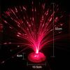 Multicolor Glowing Optic Flower LED Fiber Light Night Home Bar Cafe Decor Lamp