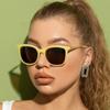 Nuovi Occhiali da Sole Metallici Vuoti Donna Lenti Grandi Occhiali da Sole Uomo Tendenza Occhiali Retro Vintage Protezione Solare UV400 Occhiali