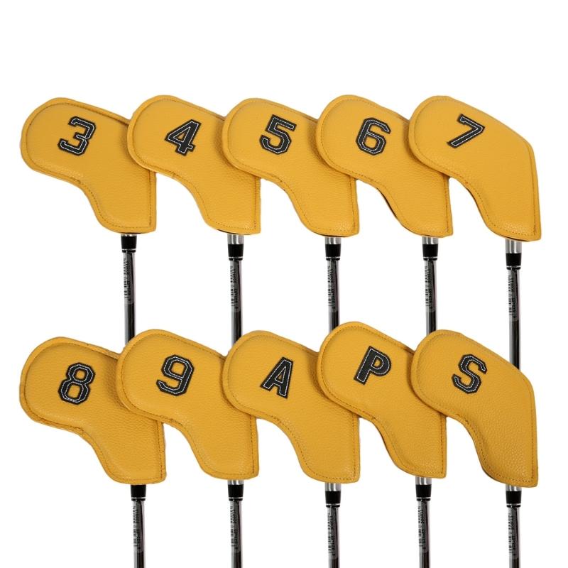 10Pcs Golfs Head Protective Cover for Drivers Golfs Head Cover Putter Protective Guard Golfs Iron Headcover Club Cover
