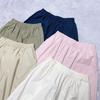 Johnature Japanese Thin Summer Elastic Waist Loose Casual Women Pants