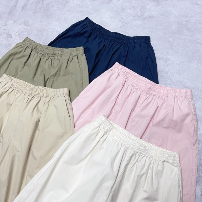 Johnature Japanese Thin Summer Elastic Waist Loose Casual Women Pants