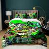 Cartoon Ben10 Bedding Set 2/3 Pcs 3D Print Duvet Cover Pillowcases Twin Full Queen King Size For Boys Kids Bedroom Decor Gift