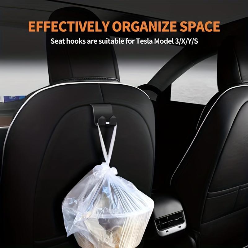 Seat Hanger Headrest Hanger Mount Holder Grocery Bag Umbrella Hook Headrest Bag Organizer Hanger Holder For Tesla Model 3 Y