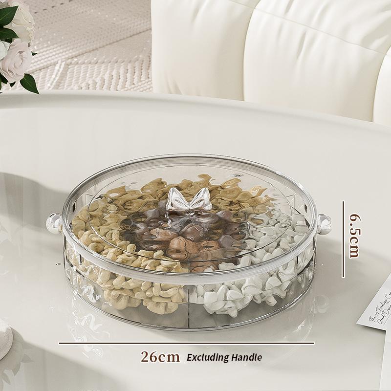 Products Household Fruit Box, Living Room Coffee Table, Dry Fruit Tray, Candy Box, Nut Snack Storage Box, Peanut and Melon Seed Tray