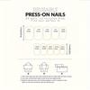Cross-Border Fashion Easy Black Dazzling Nail Art, Classic Versatile Nude Color Removable Wearable Fake Nails