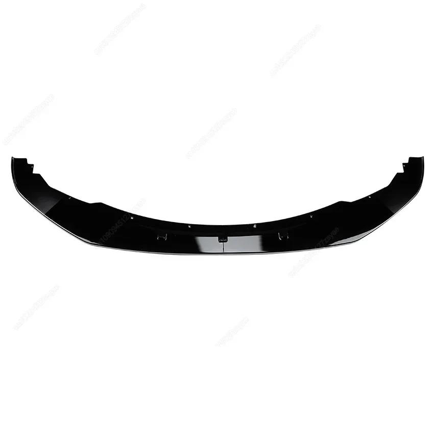 Car Front Bumper Lip Spoiler Splitter Diffuser For BMW F20 F21 M-Sport 120d 120i M135i 2012-2015 Pre-LCI Black Body Kits Tuning