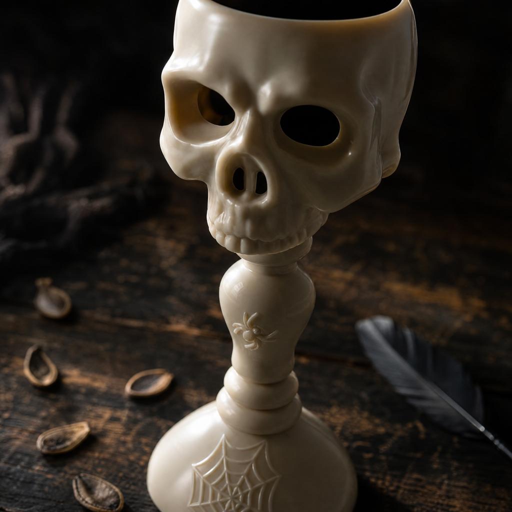 Halloween Skeleton Candle Holder Lamp for Party Decoration and