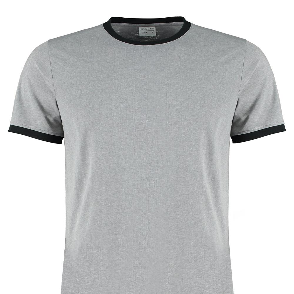 Kustom Kit Mens Ringer Fashion T-Shirt