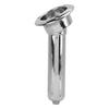 2 in 1 Boat Fishing Rod Cup Holder Stainless Steel Strong Structure 280mm Round Top Cup Holder for Yacht Ship 30 Degrees