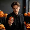 Halloween Glowing Figurine with LED Lights for Party Tabletop Decoration