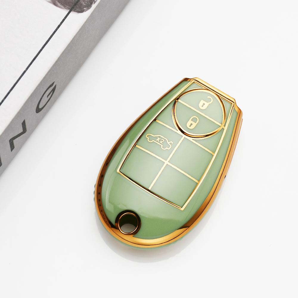 3 Buttons Auto Keyless for Dodge Chrysler Magnum Challenger Charger Ram 1500 2500 3500 4500 Fobik Holder Bag Car Key Case Cover
