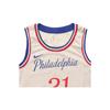 Nike NBA City Edition Trikot 2019-2020, Embiid #21 Atmungsaktives Weste Herren Sporttops Beige AV4664-280