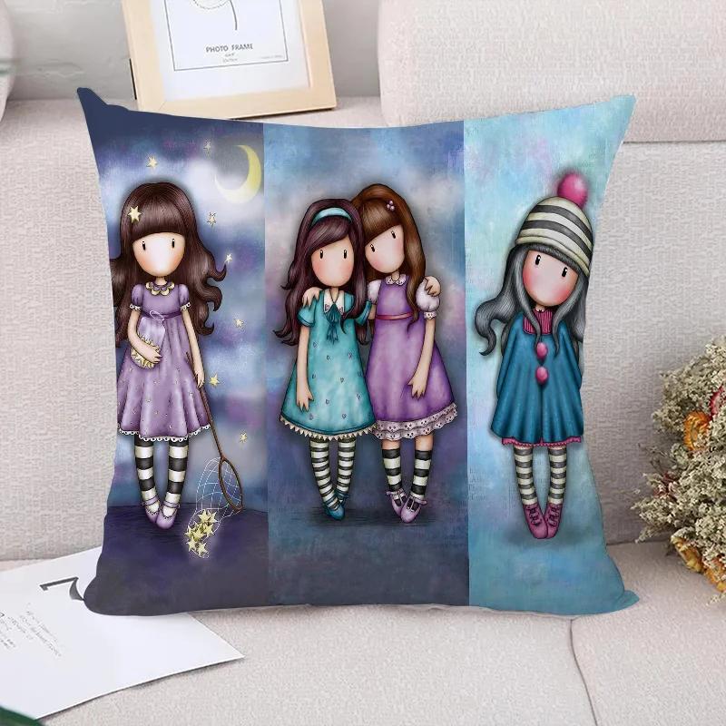 Couple Pillow Pillowcases  Gorjuss Fall Decor Decorative Cushion Cover X Covers for Bed Pillows Pilow Cases