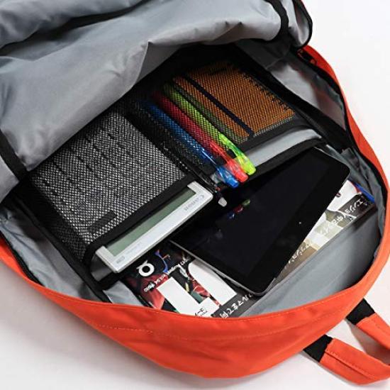 Healthknit Water Free Backpack, Rucksack, Knapsack, Nylon, Repellent, Multi-Storage, Lightweight, Men's, Women's, Unisex, Navy,