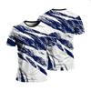 Summer 3D Printing Fashionable Summer Comfortable Breathable Quick Drying Unisex Sports T-shirt Comfortable Casual Daily Short Sleeved T-shirt