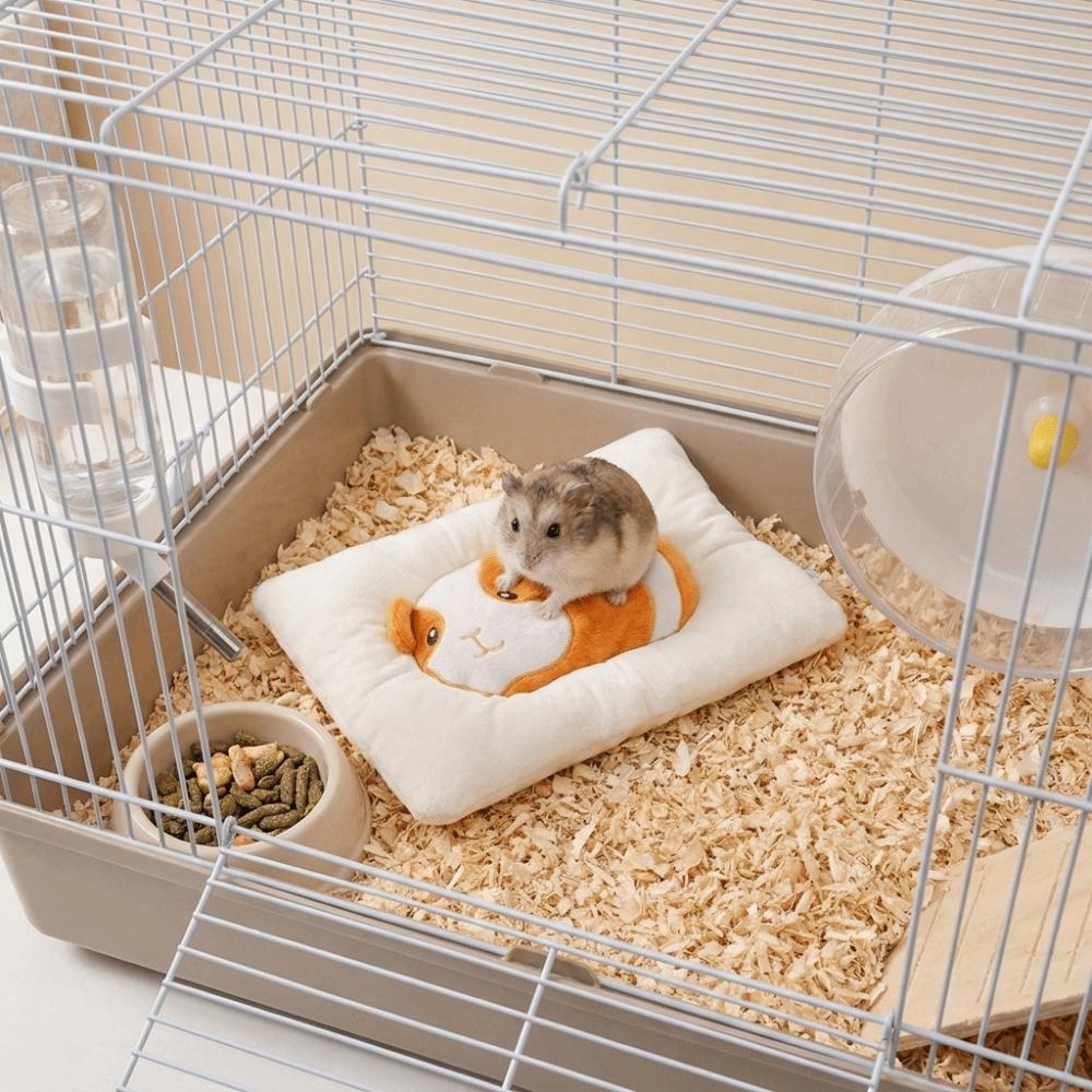 Comfortable Guinea Pig Plush Cushion Thickened Soft Small Animal Sleeping Mat  Autumn Winter