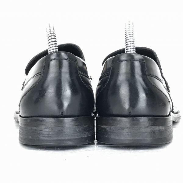 Kožené nazouvací boty Kenneth Cole [7M/25.0/Černá] Společenské boty(POUŽITÝ)