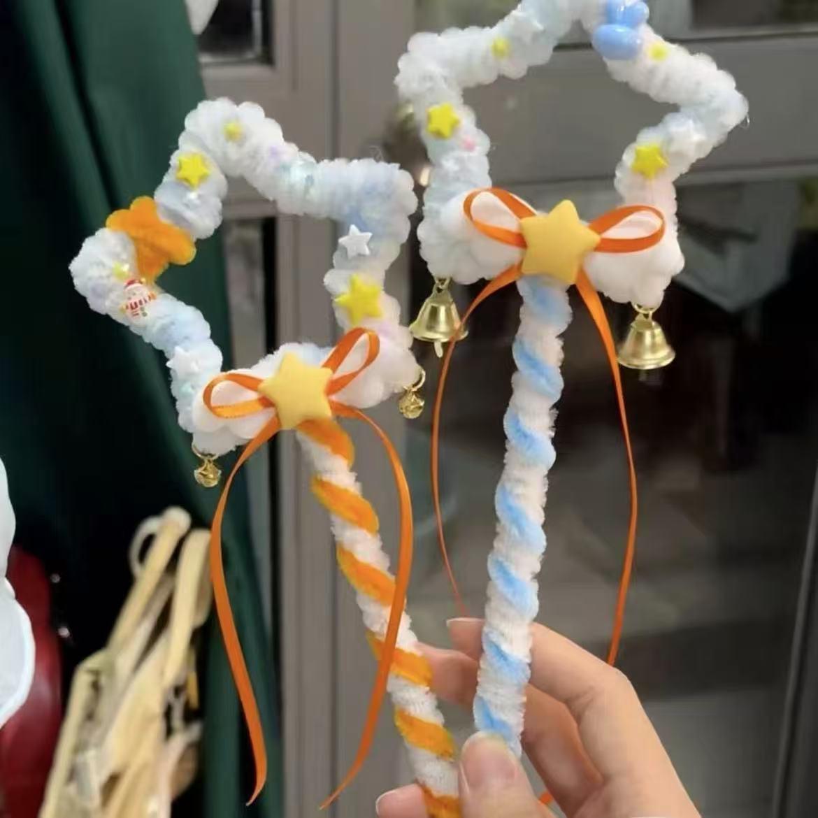 

DIY Star Magic Wand Pipe Cleaner Kit - Christmas Gift