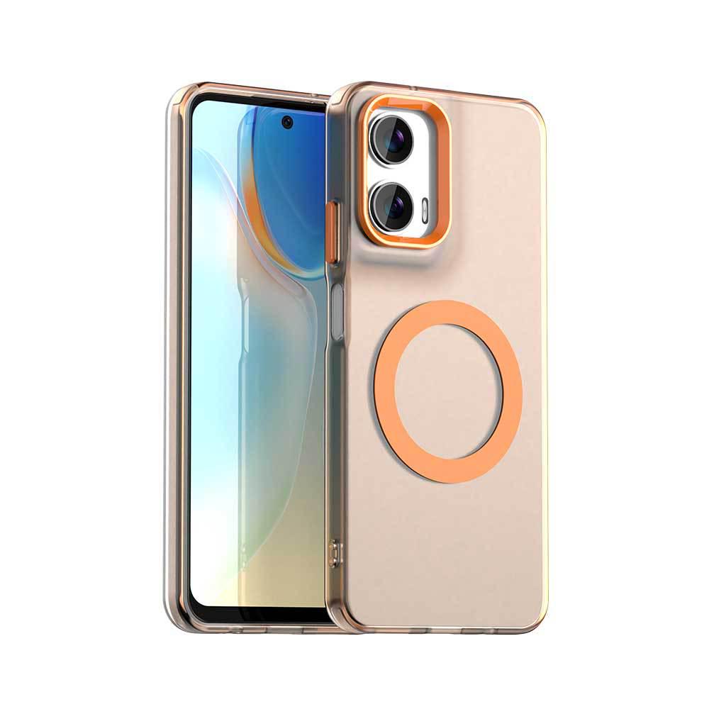 Frosted Magnetic Phone Case for Motorola MOTO Edge 60 Fusion & G86, Cross-border Compatible with S50 & G56.