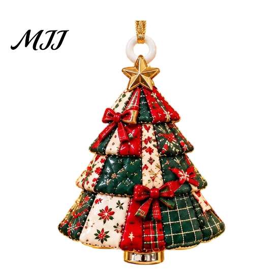 Seasonal Home Ornament Acrylic Christmas Tree Pendant, Decorative Hanging Ornament, Exquisite Winter Festival Gift Decorations for Garden Fireplace