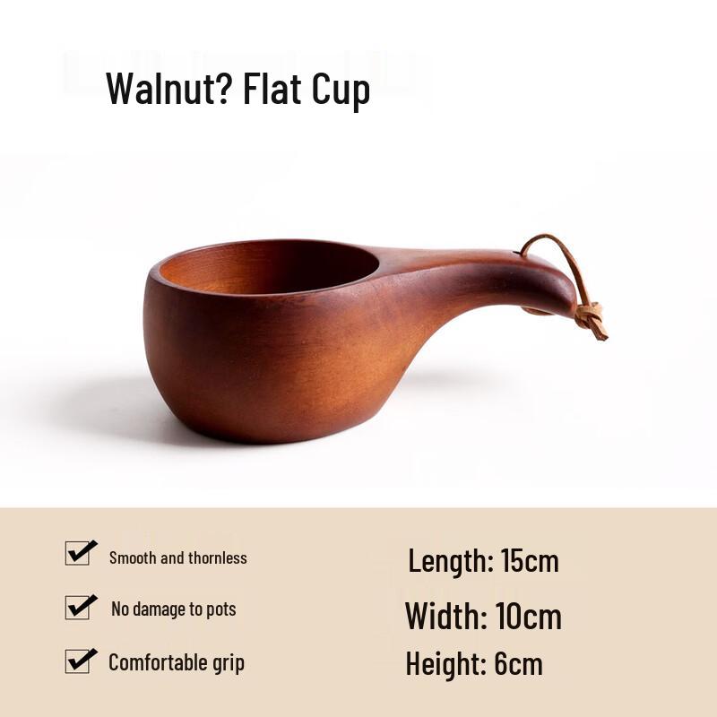 

ZISIZ Wooden Coffee & Milk Mug