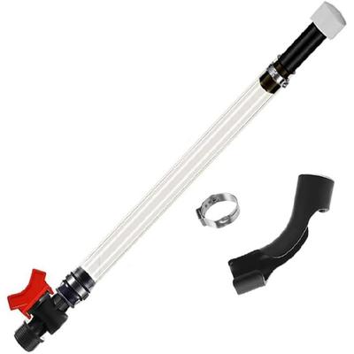 Manguera Dispensadora de Combustible Versátil con Válvulas Manguera de Combustible a Prueba de Fugas Juego de Manguera de Repostaje con Válvulas para Cierre Rápido