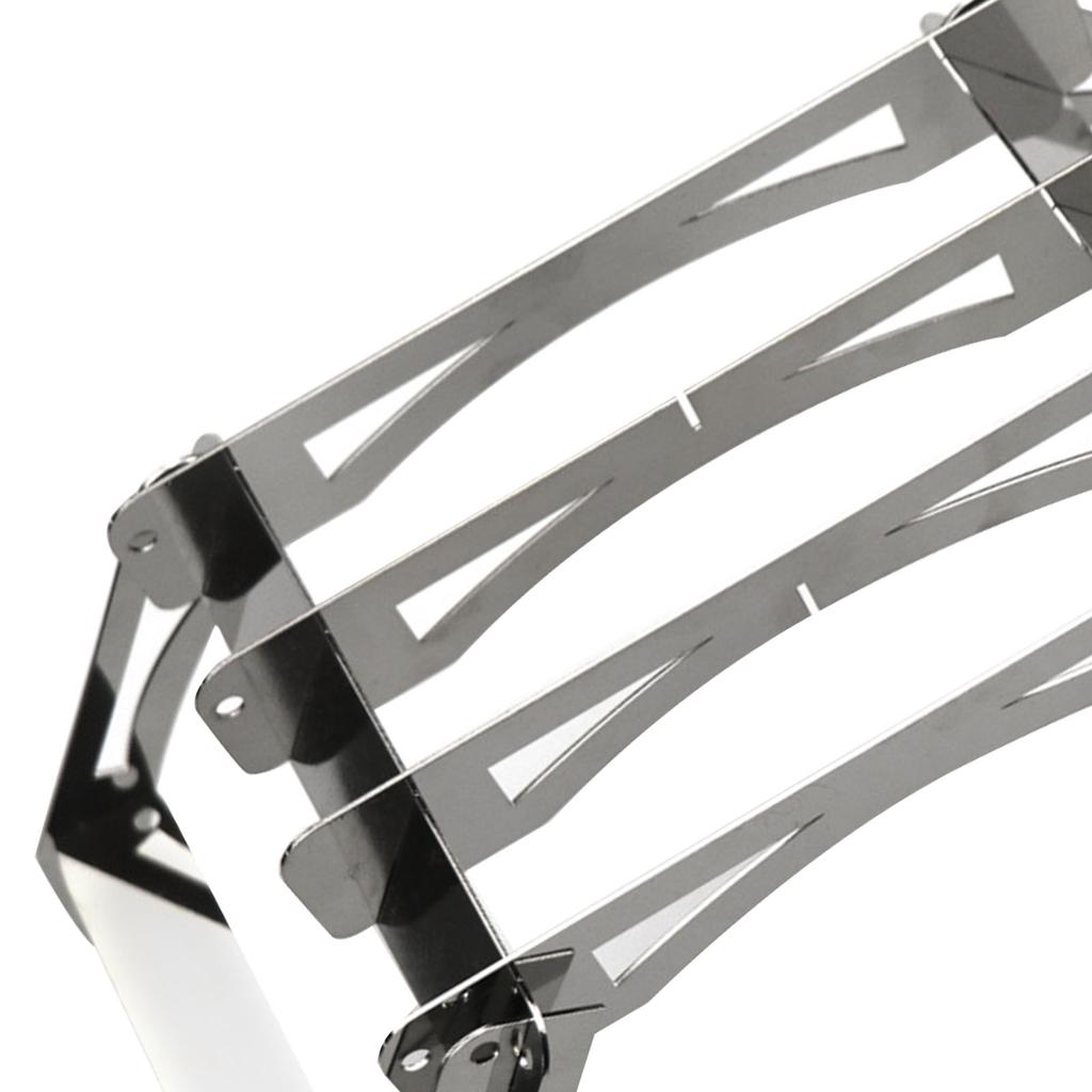 Camping Cooking Rack Stainless Steel High Hardness Foldable Portable Outdoor Folding Stove Stand for Hiking