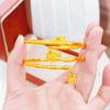 Lotus Bamboo Peace Open Bracelet Women's Solid Open Bracelet