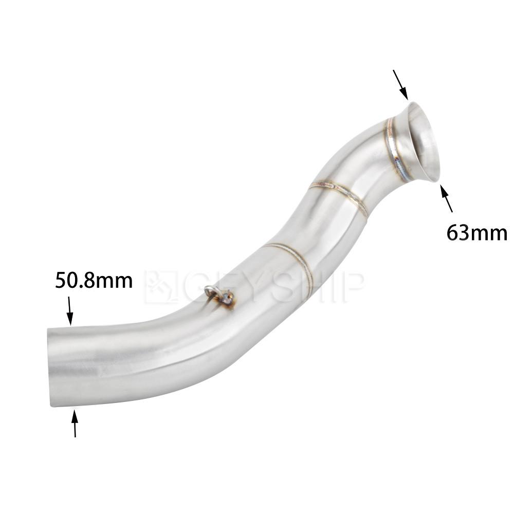 For Husqvarna 701 Svartpilen 2019 2020 For KTM DUKE 690 2013-19 Escape Slip-on Motorcycle Exhaust Mid Link Pipe 51MM Slip-on