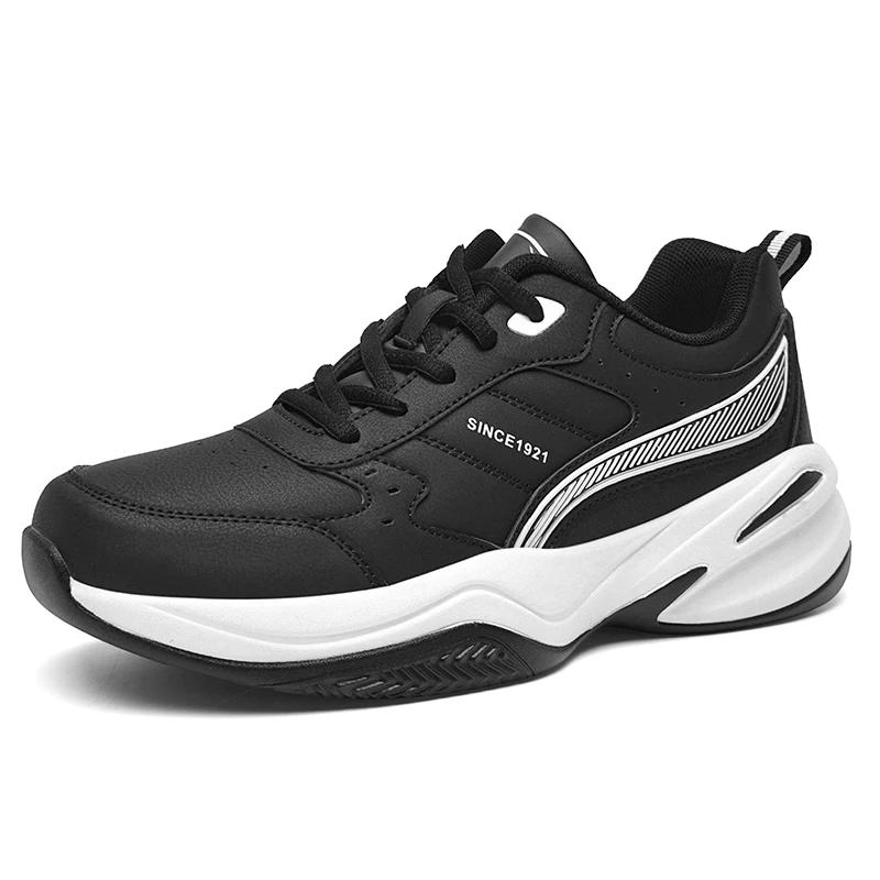 Running Shoes Thick Sole Versatile Clunky Sneaker for Men Trend Mesh Lace Up Breathable Casual Sports Shoes Increased Soft Soles