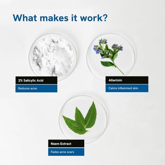 Be Bodywise 2% Salicylic Acid Face Wash for Acne Prone skin | For Oily & Sensitive skin | Developed by Dermatologists | 100ml