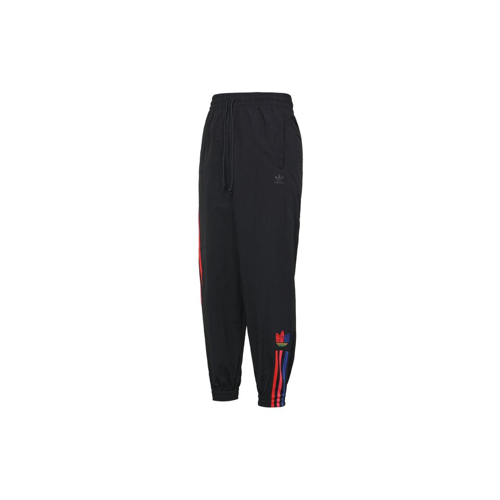 Adidas Originals Track Pants Casual Retro Sport Tapered Knit Pants Women Pants Black GD2231