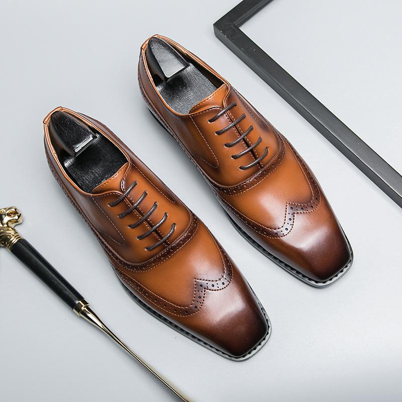 Men s British-Style Leather Loafers - Formal & Casual Large Sizes Available 42