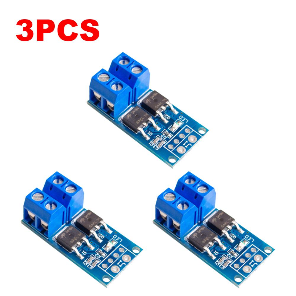 15A 400W MOSFET Trigger Switch Drive Module PWM Regulator Control Panel DC 5V-36V Electronic Switch Control Board for arduino