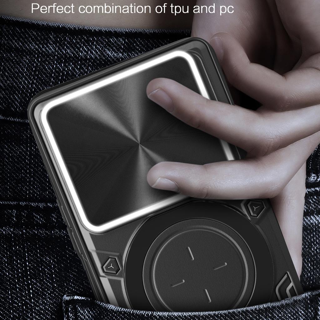 Для Xiaomi Redmi Note 15 Pro 5G (Глобальний) Чохол TPU + PC для телефону з підставкою, віконце для ковзкої камери