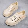 Fashion Natural Leather Mocacinnes Sapatos Woman Vulcanize White Sneakers For Woman Shoes Women Luxury Brands Sport Upper