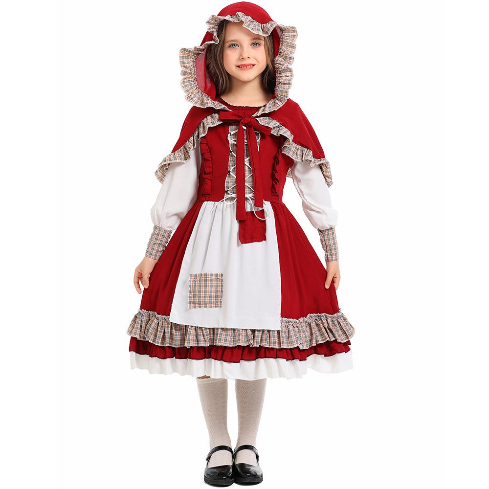 Kids Girls Little Red Riding Hood