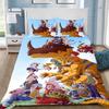 Cartoon Cover Pillowcase Bedding Set  D-DigimonS Greymons Adult Boy Girl Bedroom Decoration Children Single Double Large Size