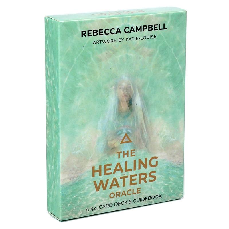 The Healing Waters Oracle 44 Cards Fate Divination Tarot Card Table Game z przewodnikiem online dla dorosłych dzieci Gra prezentowa