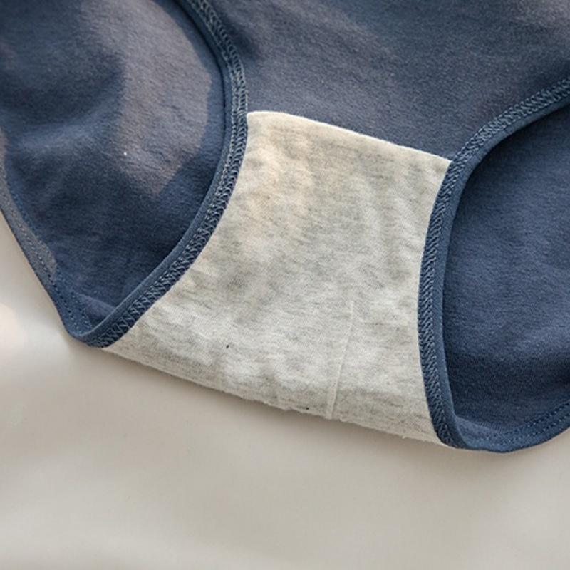 5Pcs/set Women Cotton Panties Soft Breathabe lIntimate Underwear Low Rise Briefs Female Underpants Lingerie M-XL