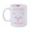 Mug - Céramique - Chat va être une belle journée - 325 ml - Compatible Micro-onde - Lave-Vaisselle