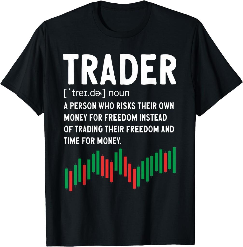 Day Trading Crypto Stock Market Day Trader Definition T-Shirt